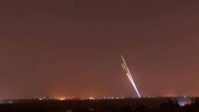 اطلاق صاروخين من غزة نحو غلاف غزة