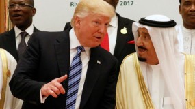 العاهل السعودي لـ"ترامب": نقدر الجهود الأمريكية لإحلال السلام ونحرص على حل عادل للقضية الفلسطينية