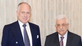 الرئيس عباس يستقبل رئيس الكونجرس اليهودي العالمي
