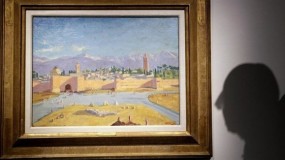 لوحة مغربية من لوحات وينستون تشرشل تعرض للبيع في مزاد بلندن