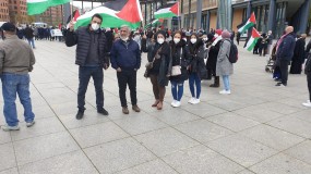 وقفة دعم وإسناد لأبناء شعبنا الفلسطيني في القدس المحتلة  في برلين