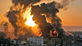 طائرات الاحتلال تقصف مواقع تابعة للمقاومة بقطاع غزة