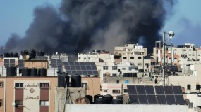 طائرات الاحتلال تدمر منزل القيادي في حركة حماس خليل الحية