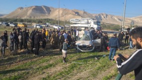 7 وفيات وإصابة حرجة جرّاء وقوع حادث سير قرب قرية فصايل شمال أريحا.