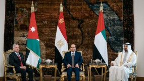 القمة المصرية الأردنية الإماراتية: على إسرائيل وقف كل الإجراءات التي تقوض فرص تحقيق السلام