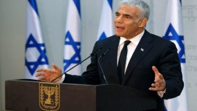 لابيد: أؤيد حل الدولتين شرط أن تكون الدولة الفلسطينية المستقبلية دولة سلمية