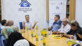 الصالون الثقافي في بيت الصحافة يعقد ندوة بعنوان "تطور مفهوم الوحدة الوطنية في الإنتاج الأدبي الفلسطيني"