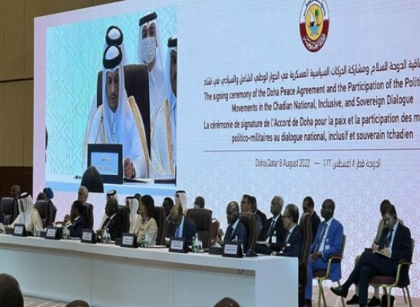 برعاية قطرية.. أطراف الصراع في تشاد توقع اتفاق سلام بالدوحة