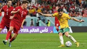 أستراليا تهزم الدنمارك وتصعد الى الدور الثاني في كأس العالم