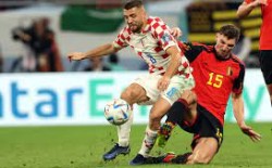 تعادل كرواتيا مع بلجيكا يمنحها الصعود الى الدور القادم في كأس العالم