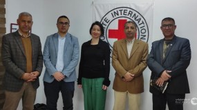 وفد من مؤسسات الأسرى يلتقي مسؤولة فريق الحماية بمكتب اللجنة الدولية للصليب الأحمر بغزة