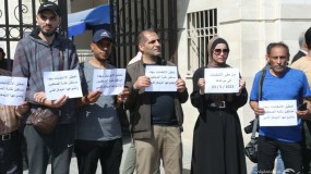 الصحفيون بغزة ينظمون وقفة احتجاجية على محاولات تعطيل انتخابات نقابة الصحفيين