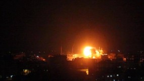 طائرات الاحتلال تشن عدة غارات على أهداف في قطاع غزة